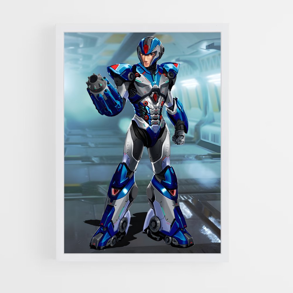 Poster Rush megaman – affiche Mega man (vue 3)